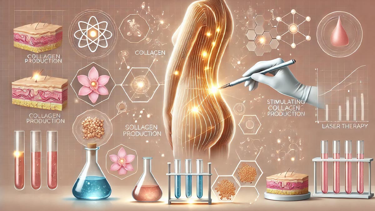 تحریک تولید کلاژن با روش‌های علمی