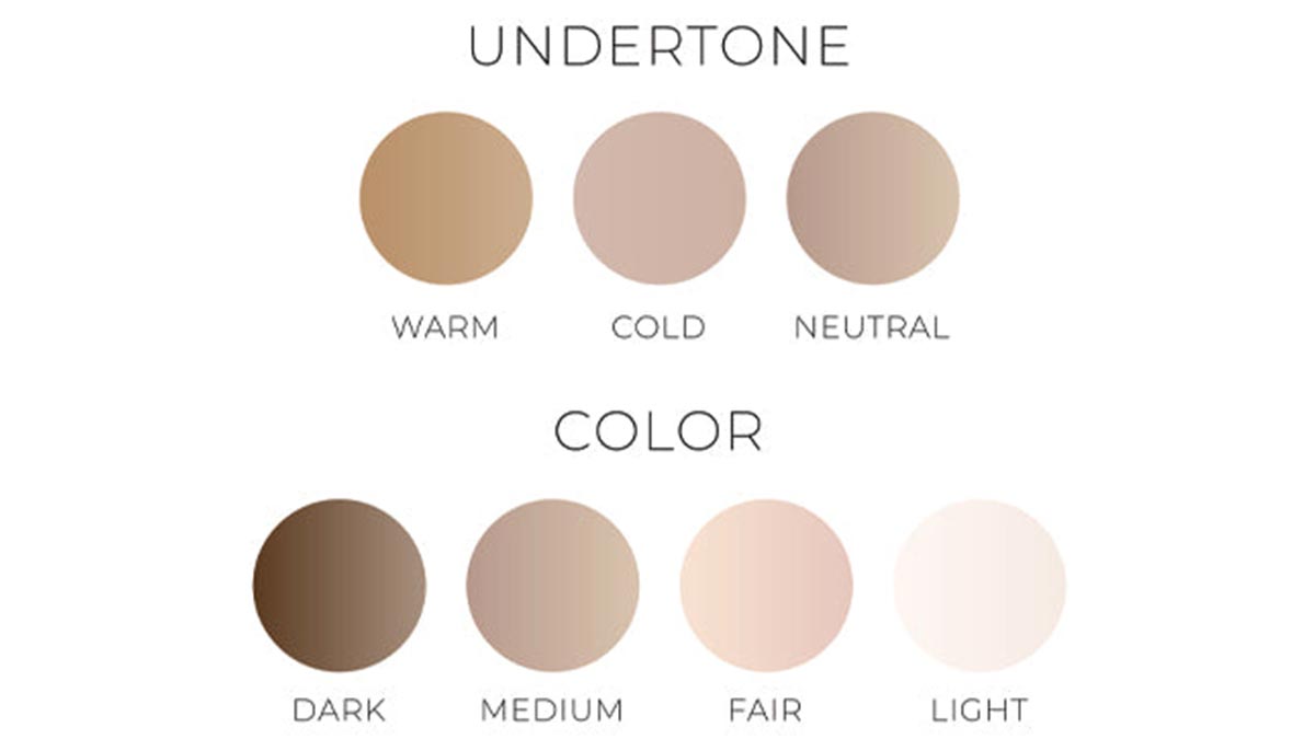 تفاوت تناژ پوست و رنگ پوست