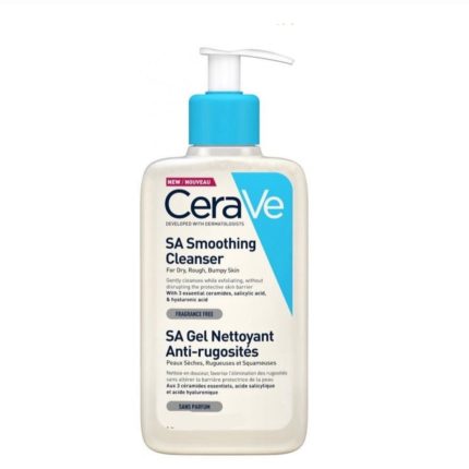 ژل شوینده سراوی مخصوص پوست زبر و خشک CeraVe SA Smoothing Cleanser